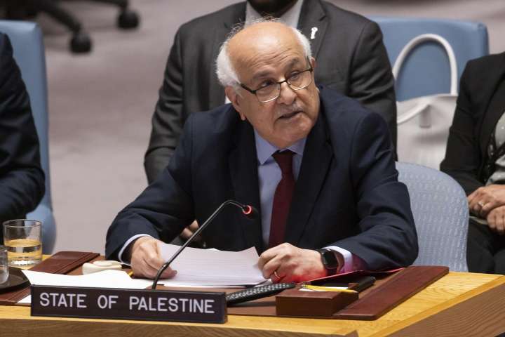 Palestina pide al Consejo de Seguridad “frenar el genocidio” ante el nuevo plan de Israel