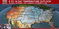 Rain chances pick up to end August and below average temperatures stick around into early September