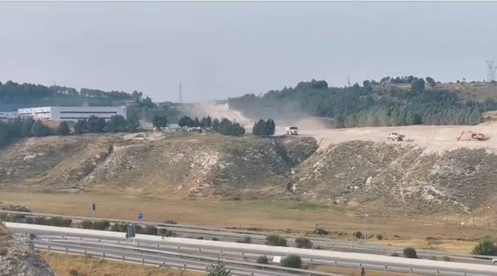 Asi están las obras de los accesos al nuevo hospital de Teruel (Video) ¿Estará en plazo?