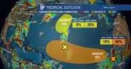 Active disturbances in the Atlantic meanwhile higher rain chances for Acadiana