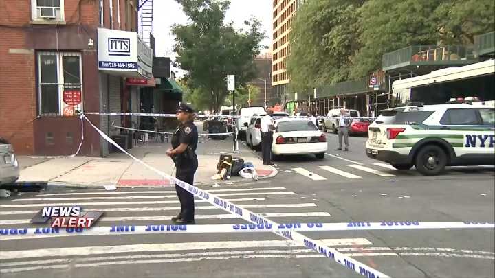 Three killed, eight injured in shooting in crowded New York club amid record low gun violence year