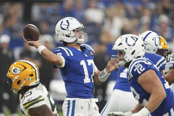 Colts QB produces mixed results