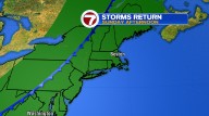 Storms return Sunday