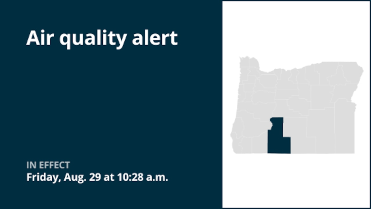 Air quality alert issued for Klamath County Saturday
