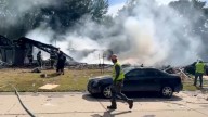 Video shows St. Louis County homes leveled following massive explosion