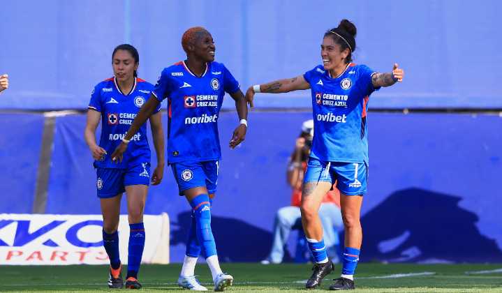 Cruz Azul Femenil logra histórica goleada a Rayadas en el arranque de la jornada 6 del Apertura 2025