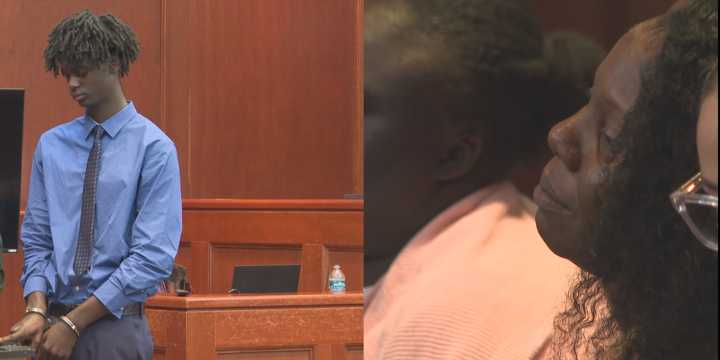 Mother reacts to guilty verdict of teen who killed her 12