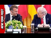 Hot Mic Catches Trump Whisper About Putin to French Prez Macron