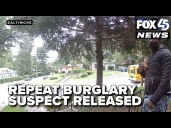 Repeat Baltimore burglary suspect released on low bond, raising concerns
