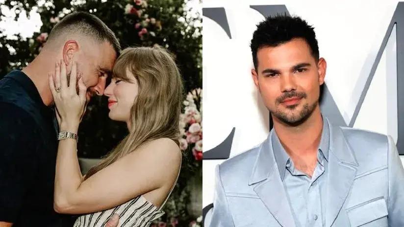 Taylor Lautner, expareja de Taylor Swift, sorprende con su reacción al compromiso de la cantante con Travis Kelce