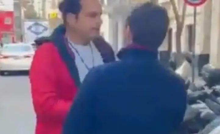 Eduardo Feinmann fue agredido por el dirigente sindical Marcelo Peretta, que le pegó una patada: “¿Querés pelear, salame?”