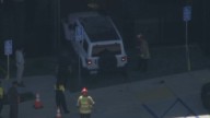 Jeep crashes into waiting area inside Porter Ranch medical building