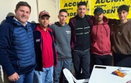 Bouvier se reunió con referentes locales del freestyle y del BMX
