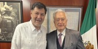 Fernández Noroña se reúne con Manuel Bartlett en el Senado: “Mi amigo”