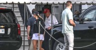 Donald Trump pictured for first time since social media death rumours