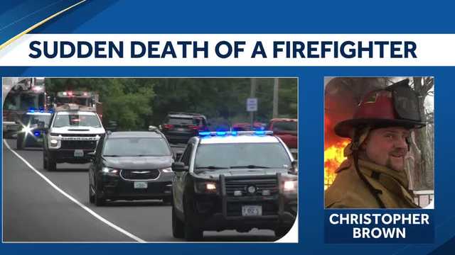 Northwood community mourns the sudden death of a firefighter