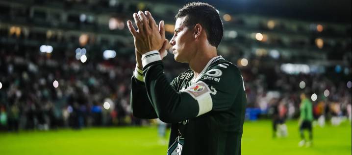 León espera el regreso de James Rodríguez contra el Necaxa