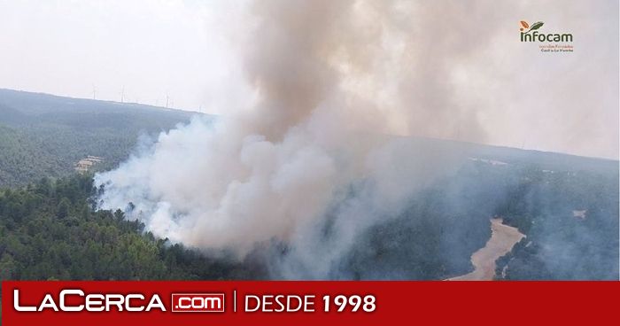 Extinguido el incendio de Enguídanos (Cuenca)