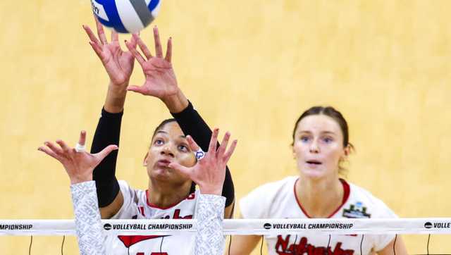 Coach Dani Busboom Kelly discusses Taylor Landfair and the battle for outside hitter