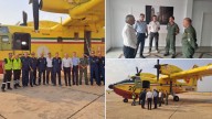 Dos aviones cisterna italianos se incorporan para reforzar las labores de extinción de incendios