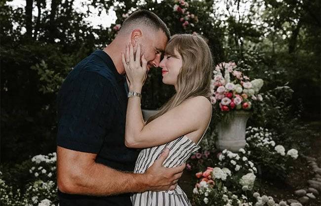 Taylor Swift anuncia su compromiso con Travis Kelce tras dos años de noviazgo