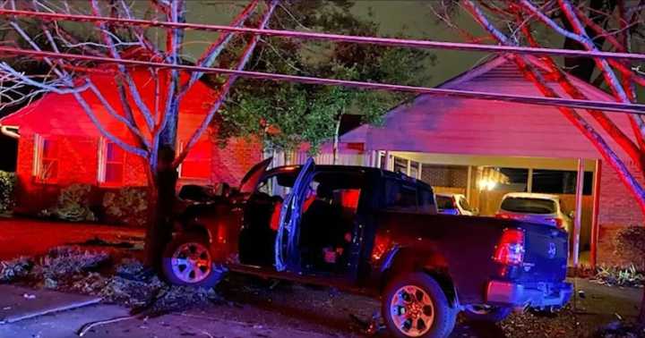 East Memphis homeowner in shock after two violent crashes in her front yard