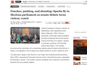 Reacciones internacionales a la pelea entre Alito y Noroña en el Senado