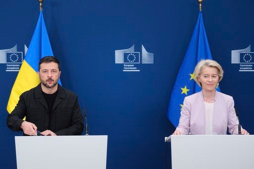 European leaders to join Ukraine's Zelenskyy for meeting with Trump