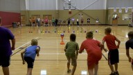 Moms and sons face off in Bowling Green dodgeball showdown