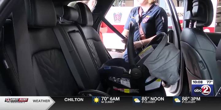 GBMFD helping parents correctly install car seats
