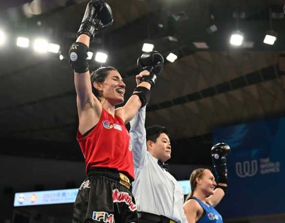 Oro en Juegos Mundiales para Laura Burgos
