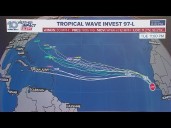 NHC monitoring 2 systems in the Atlantic, including Invest 97