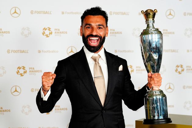 Mohamed Salah wins a record third PFA Player of Year award as Liverpool quartet make Team of Year