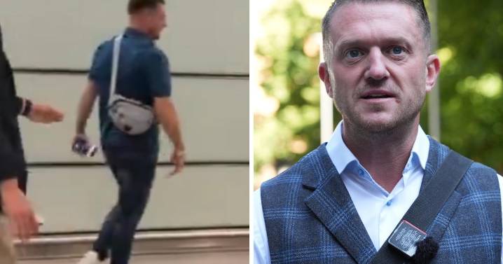 Tommy Robinson in St Pancras assault video: Man on bail