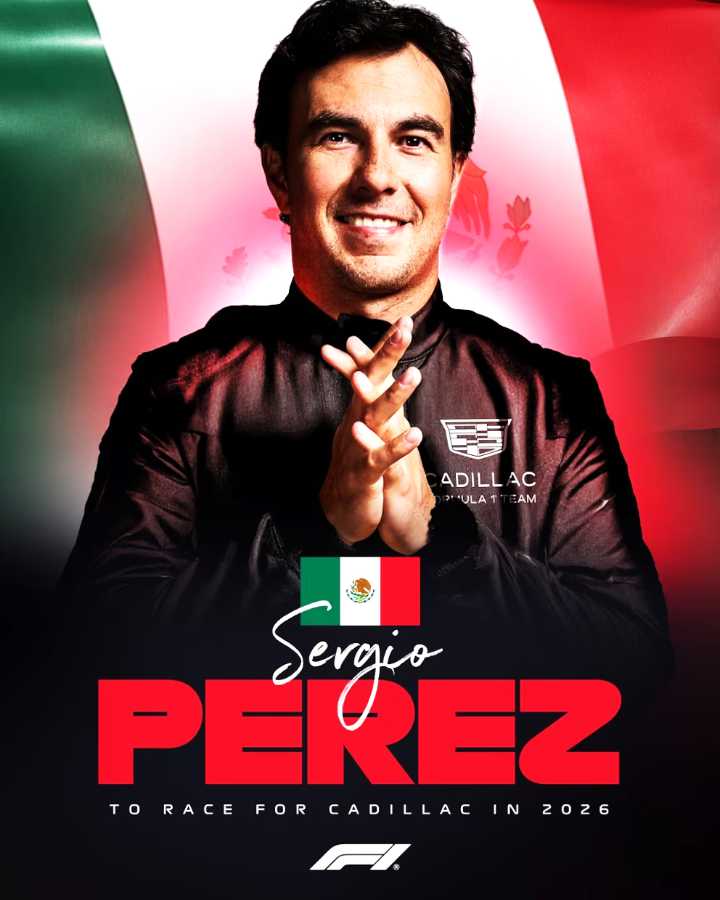 Confirma Checo Pérez debut de Cadillac en 2026