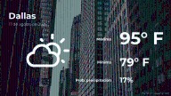 Clima de hoy en Dallas para este domingo 17 de agosto