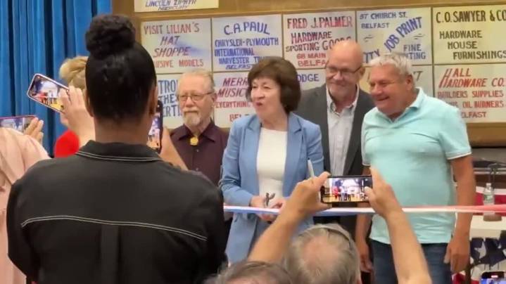 Susan Collins Brutally Heckled At Maine Ribbon