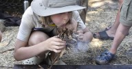 Ancient Skills Summer Camp: Flint and steel, hide tanning, crawdads for dinner