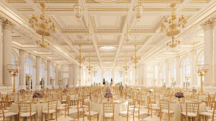 White House hits pause on tours because of Trump's ballroom construction