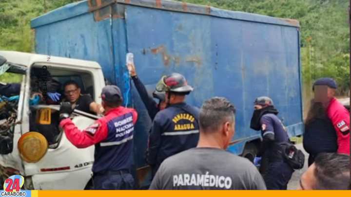 Choque de camión y gandola en La Cabrera dejó un herido