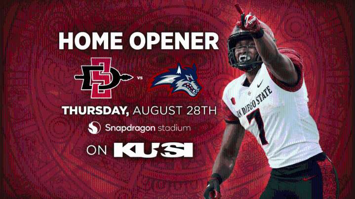 San Diego State football's home opener vs. Stony Brook to air on KUSI