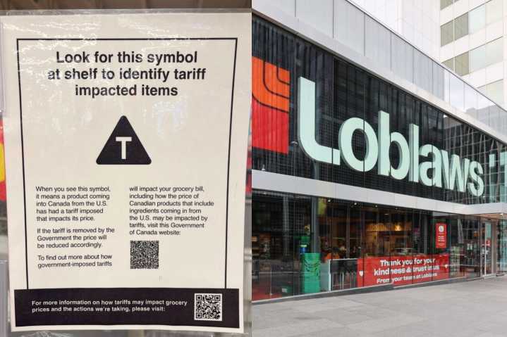 Loblaw to gradually drop tariff prices on groceries in Canada