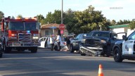 Driver arrested after ramming vehicles, leading deputies on chase