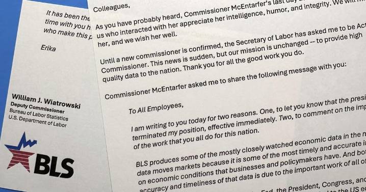 Trump's nominee to oversee jobs, inflation data faces shower of criticism