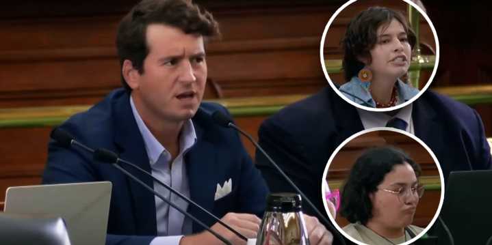 Alex Stein triggers room full of transgender activists: They 'love to do mass shootings'