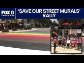 Two St. Pete street murals' future uncertain with new mandates