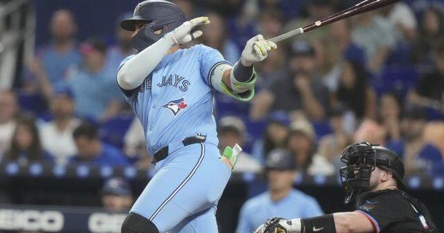 Bichette drives in winning run as Blue Jays hold off Marlins 7