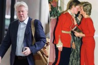 Princess Diana's brother brings flowers to burial site 28 years after death