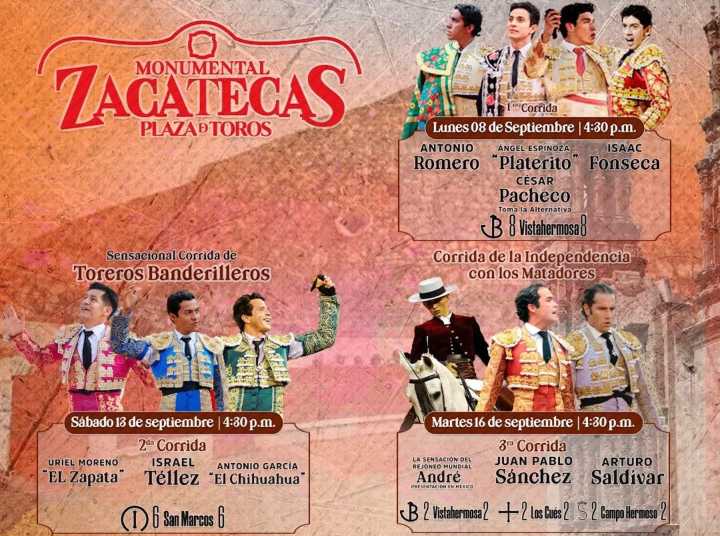 Afición califica como decepcionante el cartel taurino de Zacatecas presentado por empresa de Pedro Haces