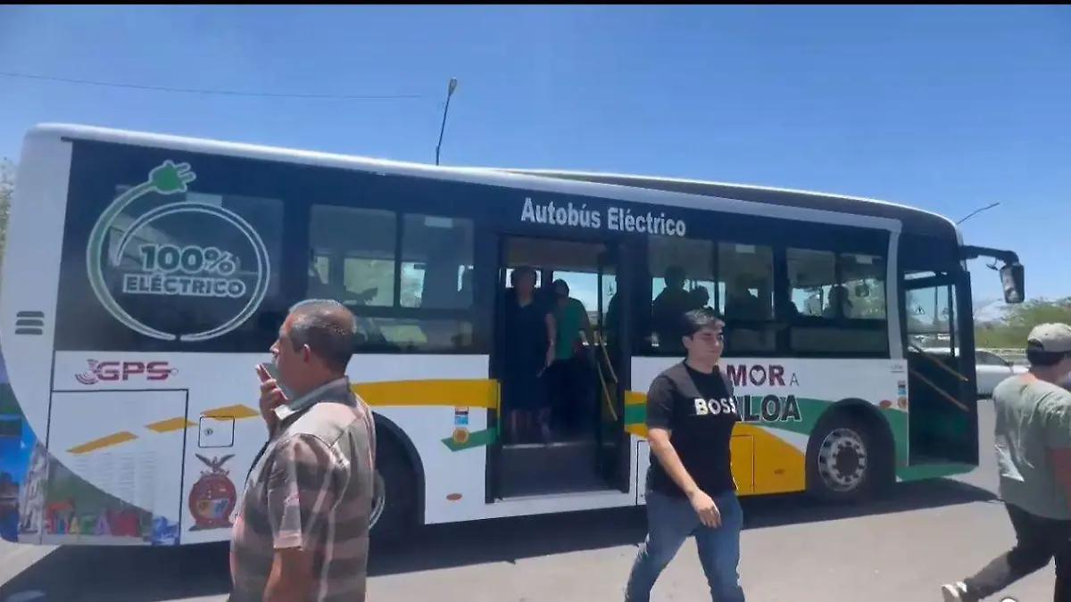 Frenan uso de camiones eléctricos en Culiacán por problemas con el clima y autonomía
